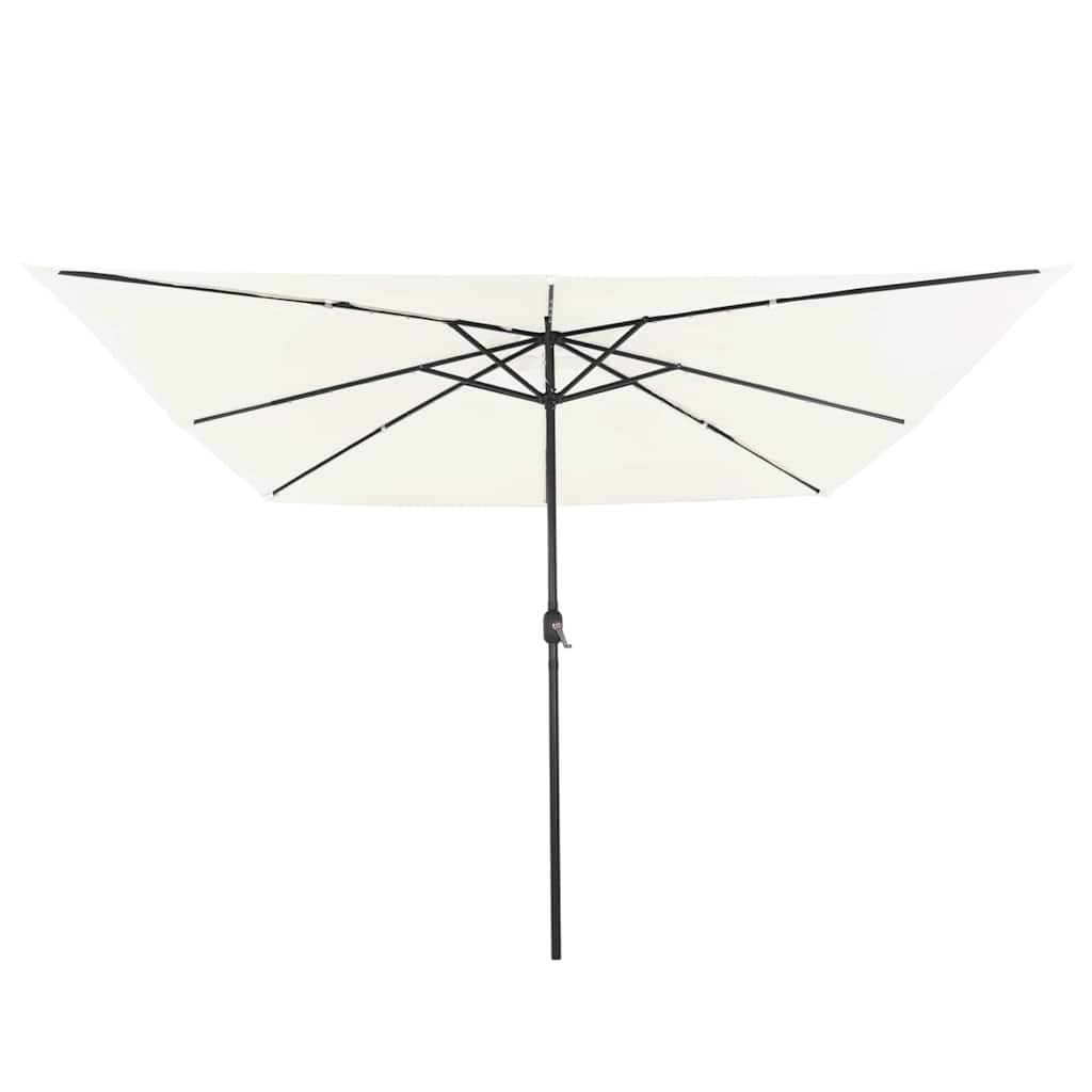 vidaXL Garden Parasol Sand 295 x 295 x 245 cm Polyester and Steel 4