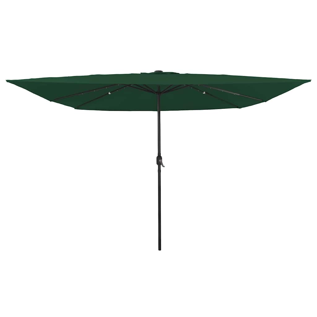 vidaXL Garden Parasol Green 295 x 295 x 245 cm Polyester and Steel 1