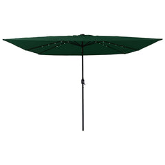 vidaXL Garden Parasol Green 295 x 295 x 245 cm Polyester and Steel 3