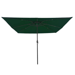 vidaXL Garden Parasol Green 295 x 295 x 245 cm Polyester and Steel 4