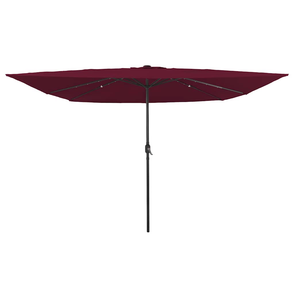 vidaXL Garden Parasol Bordeaux Red 295 x 295 x 245 cm 1