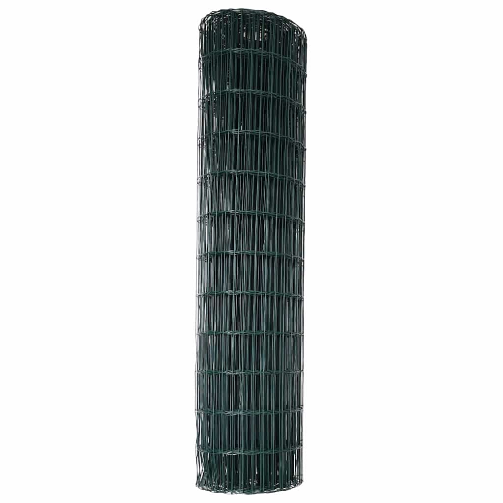 Euro Fence 1 x 10 m PVC-coated iron Green mesh Size 50 x 100 mm 1.4 m