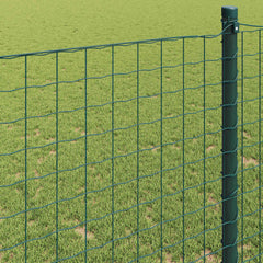 vidaXL Euro Fence 1 x 25 m PVC-coated iron Green 4