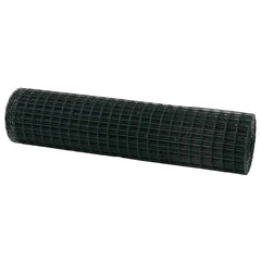 vidaXL Euro Fence 1 x 25 m PVC-coated iron Green 2