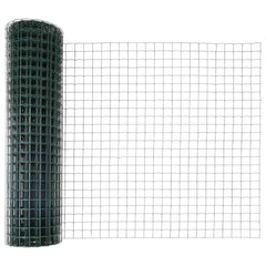 vidaXL Euro Fence 1 x 25 m PVC-coated iron Green 5