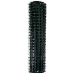 vidaXL Euro Fence 1 x 25 m PVC-coated iron Green 6