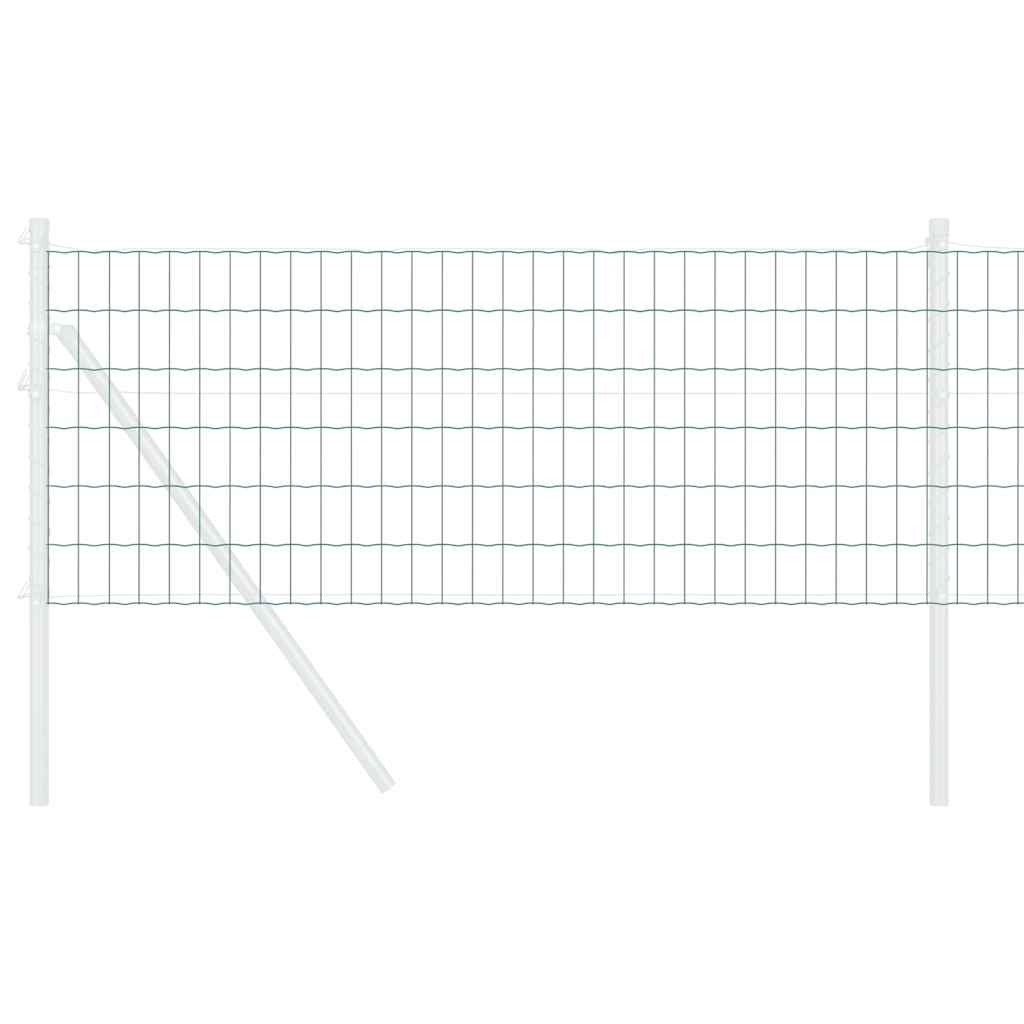 vidaXL Euro Fence 0.6 x 25 m PVC-coated iron Green 3