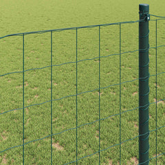 vidaXL Euro Fence 1.2 x 25 m PVC-coated iron Green 4