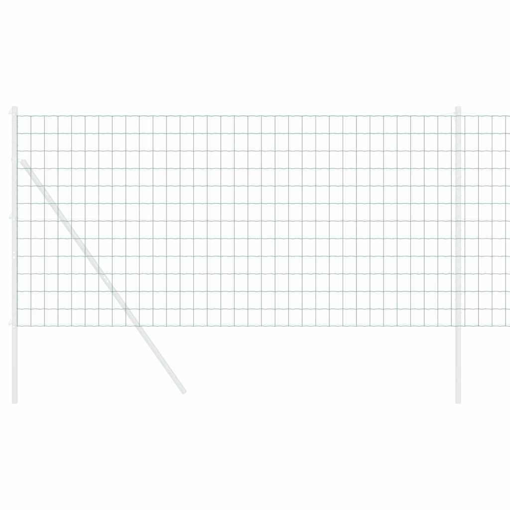 vidaXL Euro Fence 1.2 x 25 m PVC-coated iron Green 3