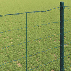 vidaXL Euro Fence 0.6 x 25 m PVC-coated iron Green 4