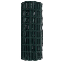 vidaXL Euro Fence 0.4 x 50 m PVC-coated iron Green 6