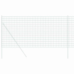 vidaXL Euro Fence 0.4 x 50 m PVC-coated iron Green 3