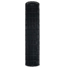 Euro Fence 1 x 10 m PVC-coated iron Grey mesh Size 50 x 100 mm 1.4 m