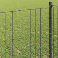 vidaXL Euro Fence 0.4 x 50 m PVC-coated iron Grey 4