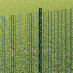 Welded Wire Fence with Posts 25 x 1 m Galvanised Steel Green 25 x 0.8 m – 50 x 0.5 m 25 x 1 m fence (1.2 x 1.2 cm mesh)