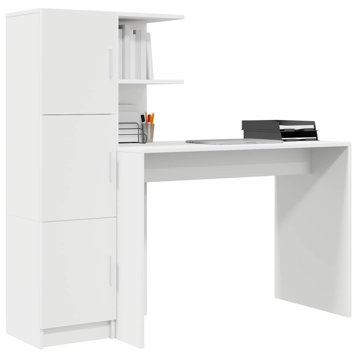 Desk 133.5 x 50 x 124 cm 2 pcs White