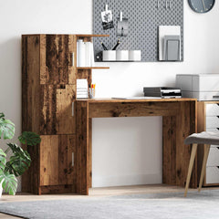 Desk 133.5 x 50 x 124 cm 2 pcs Old wood