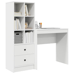 Desk 125.5 x 40 x 127 cm 2 pcs Width 80 cm White