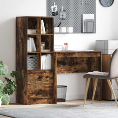 Desk 125.5 x 40 x 127 cm 2 pcs Width 80 cm Smoked oak