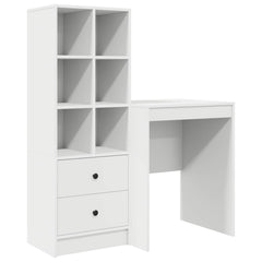 Desk 105.5 x 50 x 127 cm 2 pcs Width 60 cm White