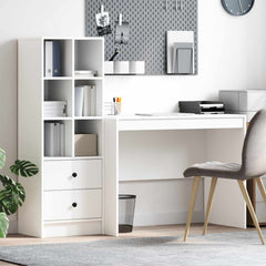 Desk 145.5 x 50 x 127 cm 2 pcs Width 100 cm White