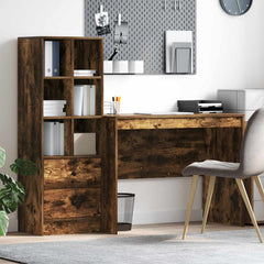 Desk 145.5 x 50 x 127 cm 2 pcs Width 100 cm Smoked oak