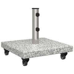 vidaXL Parasol Base 30 kg Gery Granite Square 2