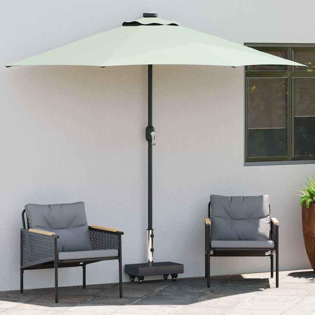 vidaXL Parasol Base 25 kg Black Granite Rectangular 1
