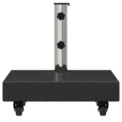 vidaXL Parasol Base 25 kg Black Granite Rectangular 5