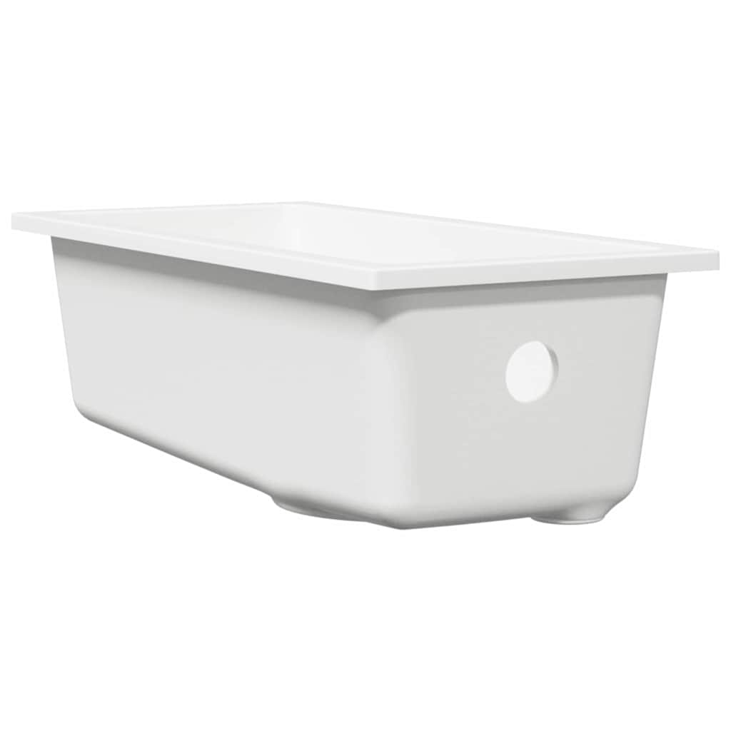 Kitchen Sink 38 x 44 x 20 cm Granite White 210 mm 142 mm
