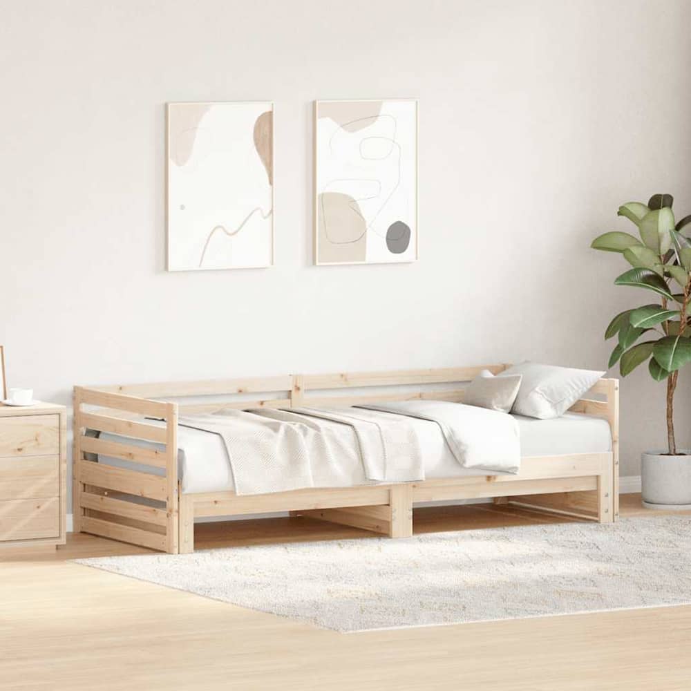 vidaXL Day bed with Trundle without Mattress 80x200 cm 1
