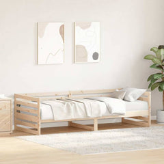 vidaXL Day Bed without Mattress 80x200 cm Solid Wood Pine 4