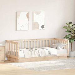 vidaXL Day Bed without Mattress 90x200 cm Solid Wood Pine 3