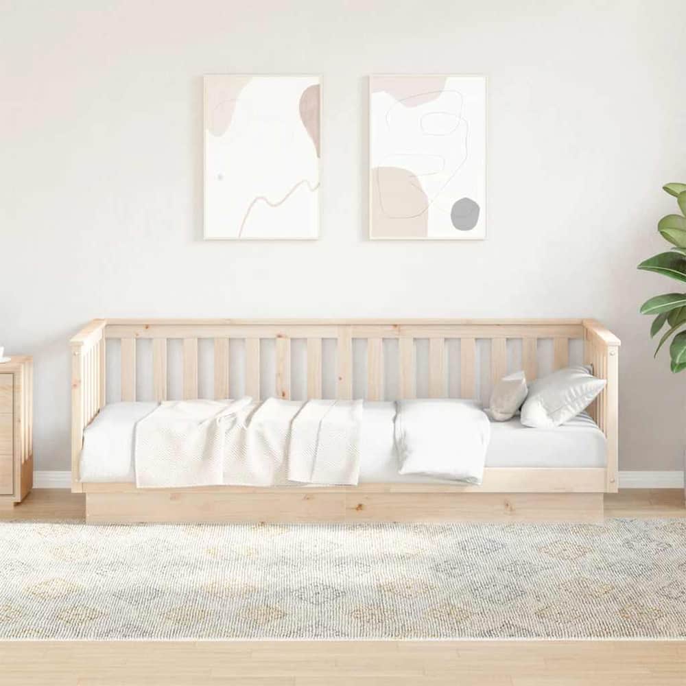 vidaXL Day Bed without Mattress 90x200 cm Solid Wood Pine 1