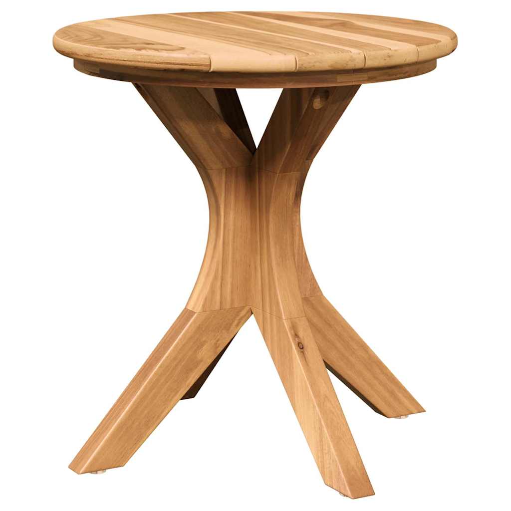 vidaXL Side Table Brown 40 x 40 x 41 cm Solid Teak Wood 2