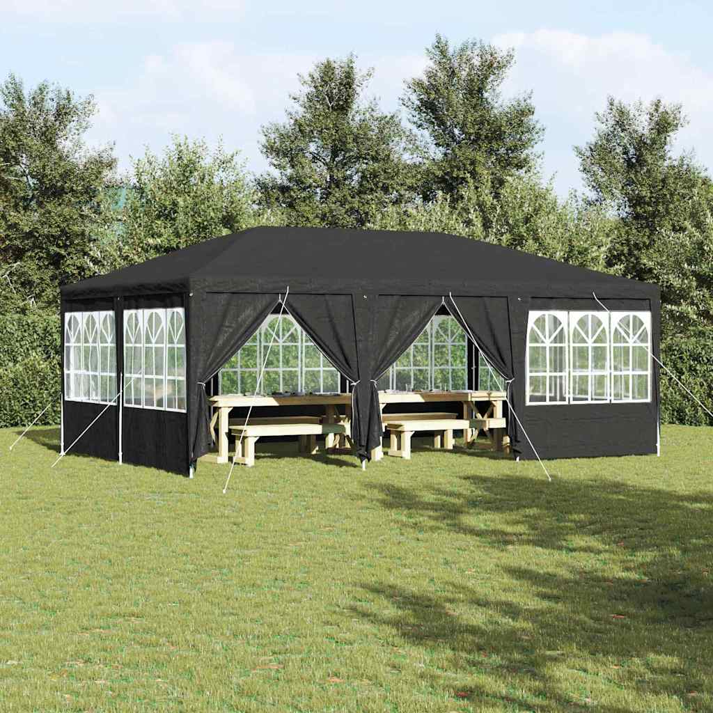 vidaXL Party Tent Anthracite 600 x 400 x 266 cm Polyethylene 1