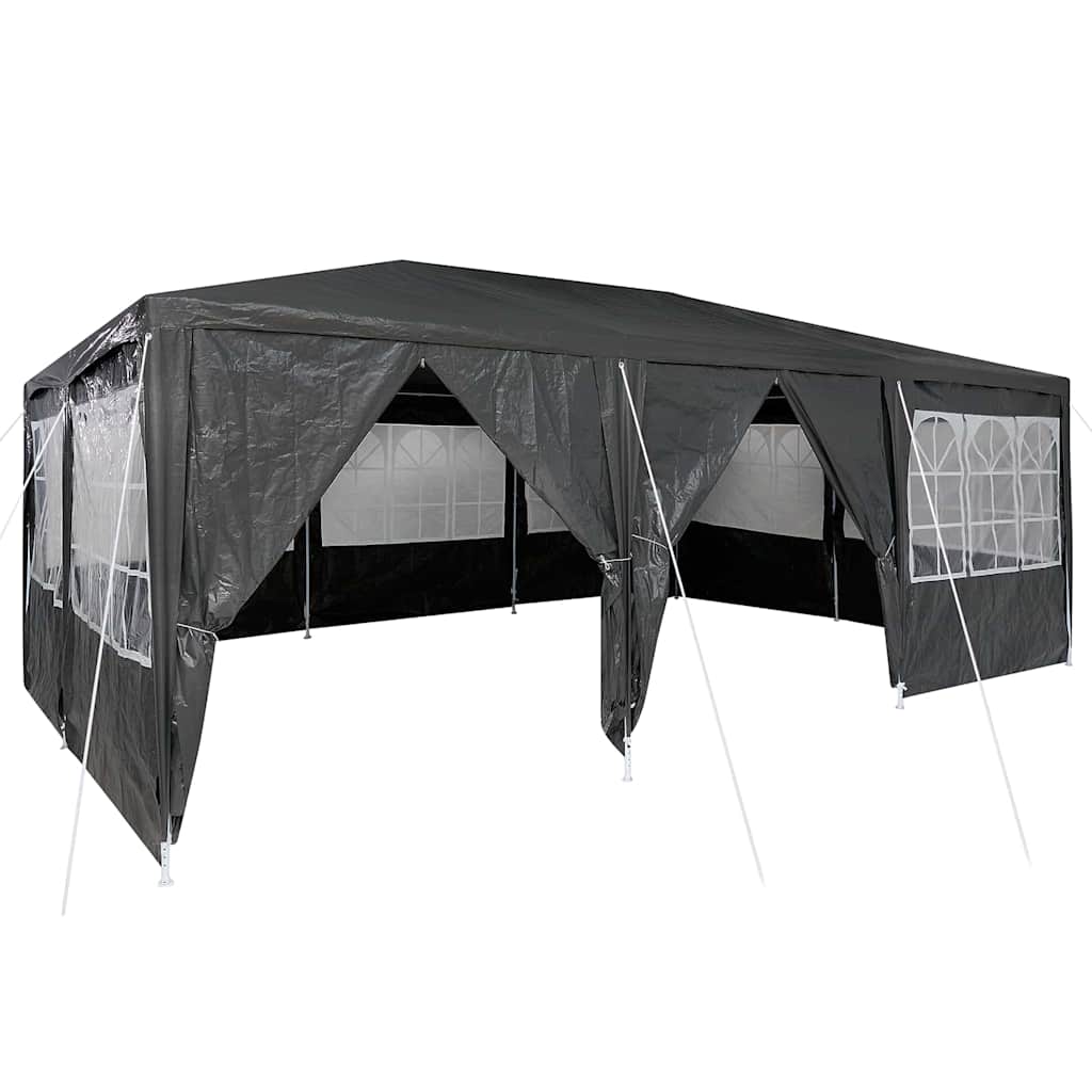 vidaXL Party Tent Anthracite 600 x 400 x 266 cm Polyethylene 2