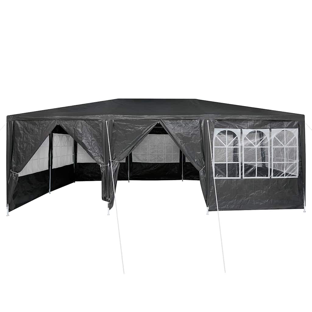 vidaXL Party Tent Anthracite 600 x 400 x 266 cm Polyethylene 5