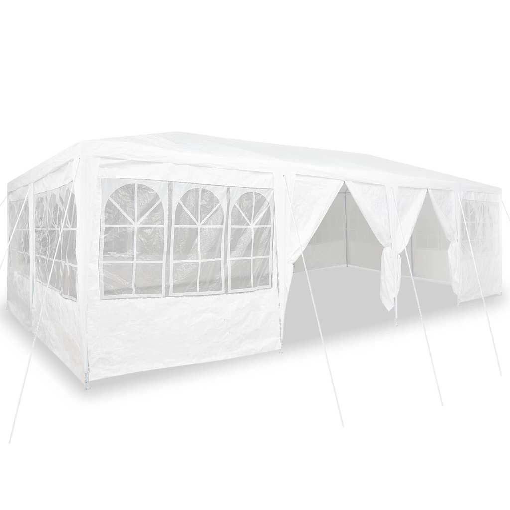 vidaXL Party Tent White 800 x 400 x 266 cm Polyethylene 3
