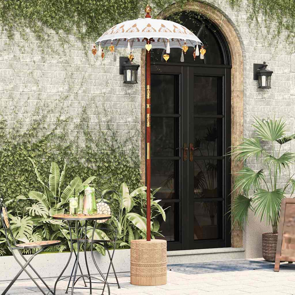 vidaXL Balinese Parasol 125 x 125 x 260 cm 3