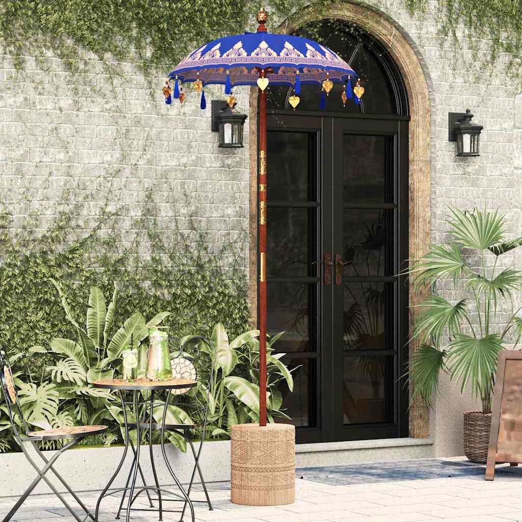 vidaXL Balinese Parasol 125 x 125 x 260 cm 3