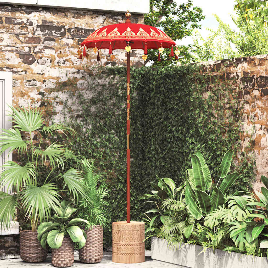 vidaXL Balinese Parasol 125 x 125 x 260 cm 1
