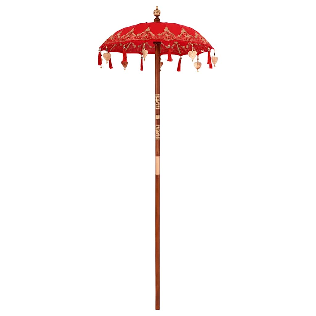vidaXL Balinese Parasol 125 x 125 x 260 cm 2