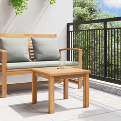 vidaXL Coffee Table Brown 45 x 45 x 36 cm Solid Teak Wood 4