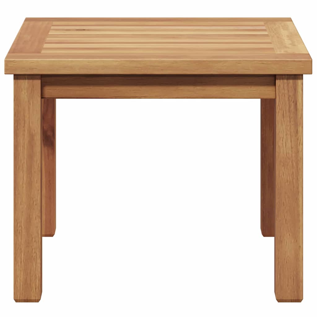 Coffee Table Brown Solid Teak Wood 45 cm 45 cm