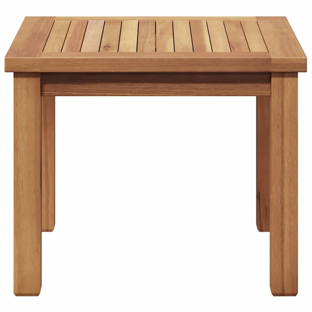 vidaXL Coffee Table Brown 45 x 45 x 36 cm Solid Teak Wood 6