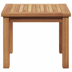 vidaXL Coffee Table Brown 45 x 45 x 36 cm Solid Teak Wood 6