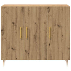 vidaXL Sideboard Artisan Oak 90 x 34 x 80 cm Engineered Wood 6