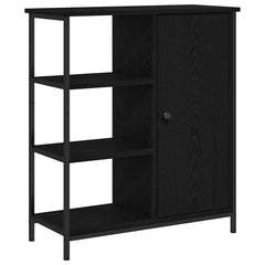 vidaXL Sideboard Black Oak 70 x 30 x 80 cm 2