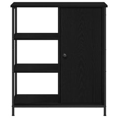 vidaXL Sideboard Black Oak 70 x 30 x 80 cm 5